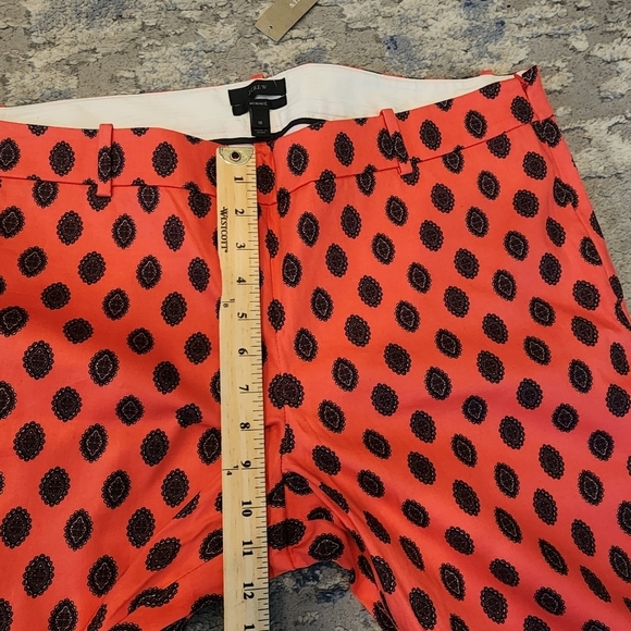 NWT J. Crew Minnie Coral Medallion Print Ankle Pants Women's plus size 16 - Picture 11 of 16